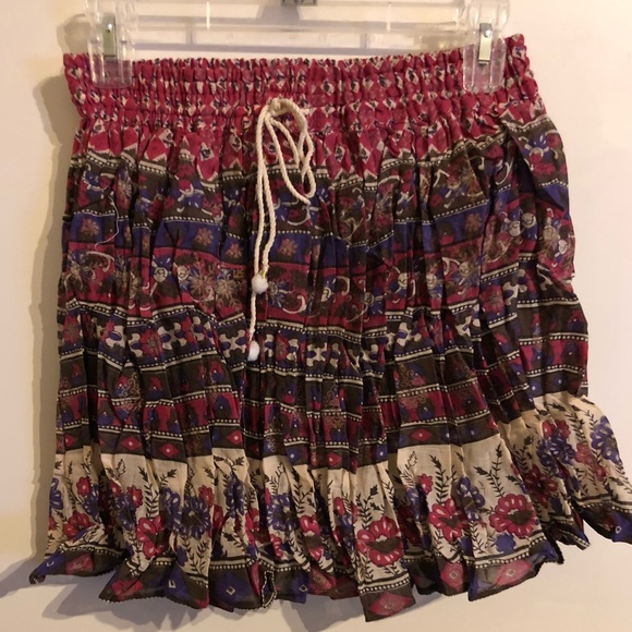 Blue Hippy Cheyenne Mini Skirt. - Picture 2 of 3